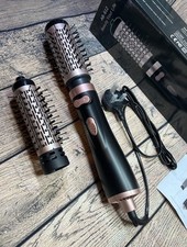 Rotating Hair Dryer Hot Brush Powerful Air Flow Straightening Curl Fast Drying