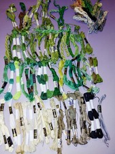 Skeins Threads Embroidery Vintage DMC Janlynn Clarks Coats 114+ Bundle Lot 1