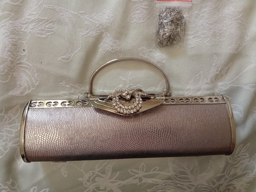 Gunmetal colour clutch - gunmetal,