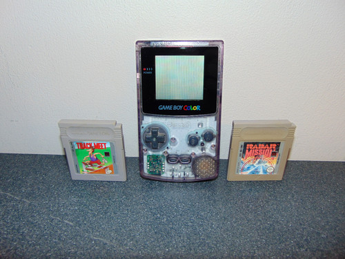 Game boy color atomic purple - game,