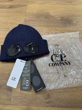 CP Company Navy Goggle Beanie