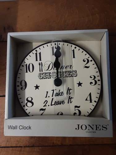 Dinner service wall clock - "dinner,