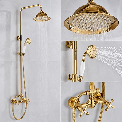Classic gold plated bathroom - classic,