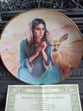 Princess Of The Gentle Spirit Franklin Mint Heirloom Limited Edition Plate
