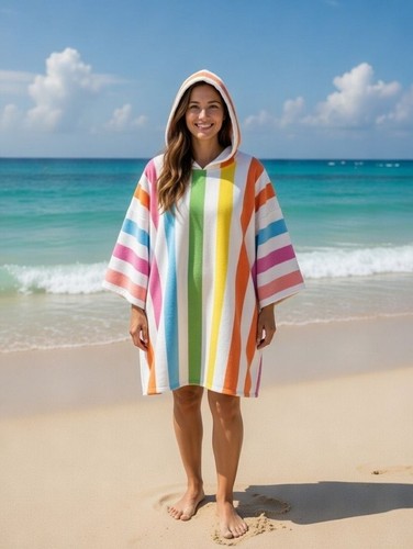 Adult beach poncho sand - adult,