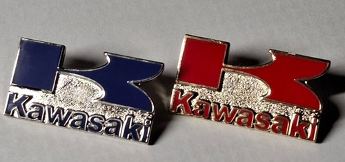 Kawasaki motorcycle red blue - kawasaki,