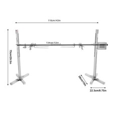 30kg Spit Hog Roaster BBQ Lamb