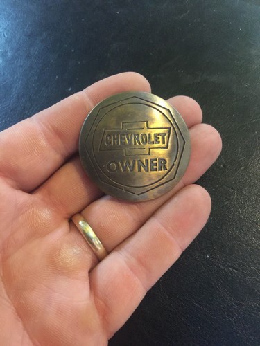 Chevy epaulette pinback metal - pinback,