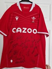 Wales Signed Rugby Shirt, Six Nations *PHOTO PROOF + COA*