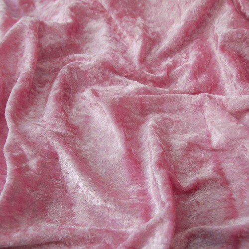 Crushed velour velvet fabric - crushed,