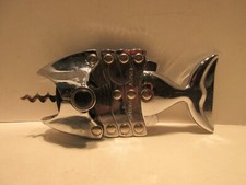 Lazy Fish Chrome Wine Bottle