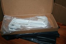 ZIMJOY 24 PCS VINYL FENCE HOOKS, PATIO HOOKS PLANT HANGER STAINLESS STEEL