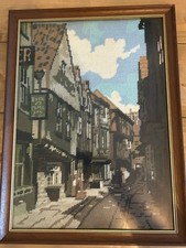 Large Heavy Wood Framed