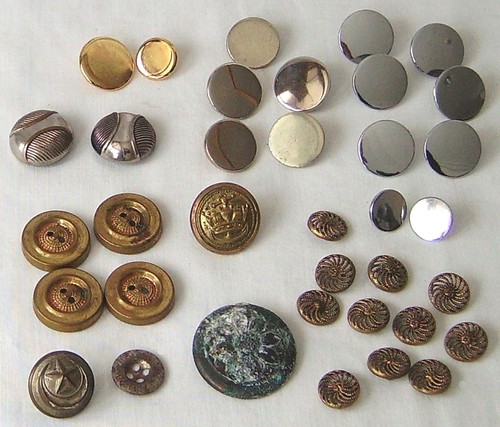 Metal buttons job - buttons, 35