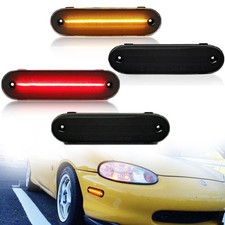 4pcs Smoked LED Side Marker