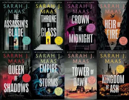 Throne glass book set - glass,