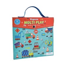 Magnetic Play Set 4 Games in 1 Construction Game Multi Play Scenes Craft