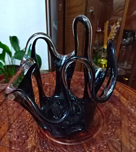 Krosno black art - art, glass