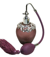 Vintage purple perfume glass - vintage,