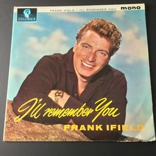 Frank Ifield - I'll Remember You LP Vinyl Record - 33SX 1467 EX/VG+