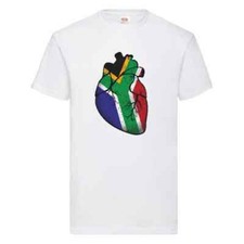 South Africa Heart Flag Mens
