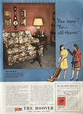 Vintage Print Ad 1944 Hoover