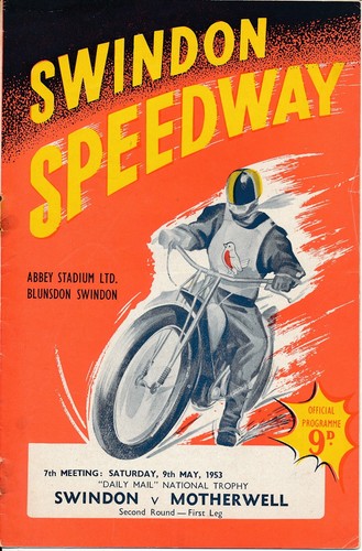 Speedway programme swindon v - programme,