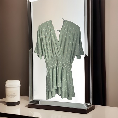 Zara green polka dot dress - polka,