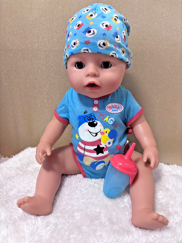 Magic baby born boy doll - born,