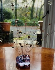 1970 Kinetic Space Age Sculpture Germany Kugelbaum Mobilee, Alexandrite 27cm