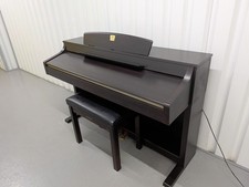 Yamaha Clavinova CLP-340 Digital Piano and stool in rosewood stock # 25498
