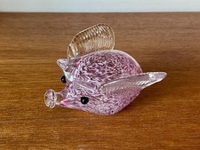 Pink Pig Glass Paperweight