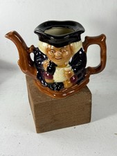 Shorter & Sons Toby vintage Jug Teapot - Hand Painted