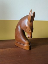 Vintage hand-carved teak