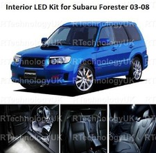 PREMIUM LED INTERIOR UPGRADE KIT SET XENON WHITE for SUBARU FORESTER 2003-2008 