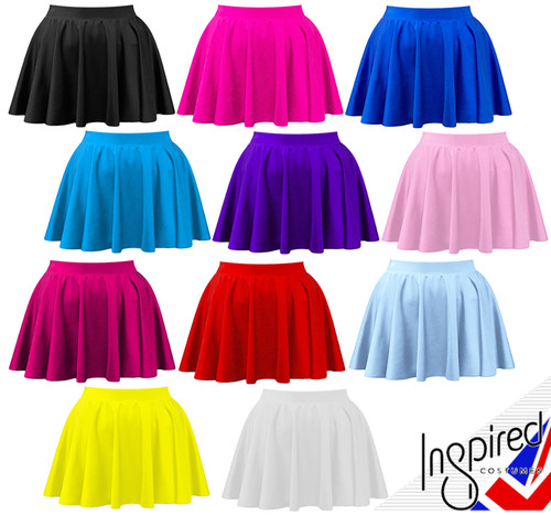 Girls spandex circle skirt - girls,
