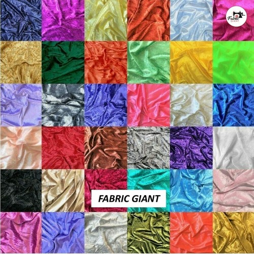 Crushed velvet fabric - crushed,