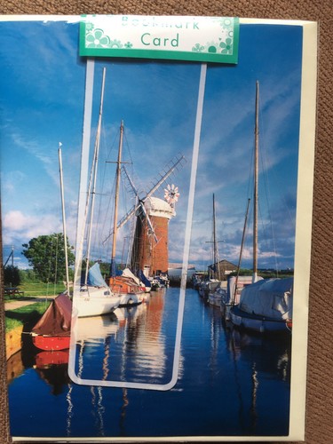 Blank card with attached - card,