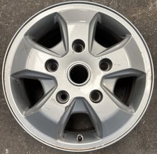 *  16" FORD TRANSIT ALLOY WHEEL RIM SILVER 5 SPOKE bk21-ga 6.5J ET60