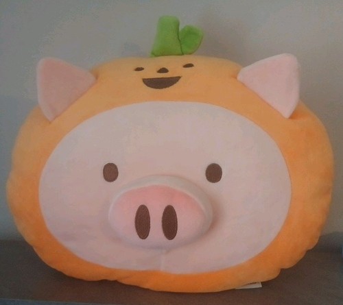 Miniso pumpkin pig cushion - miniso,