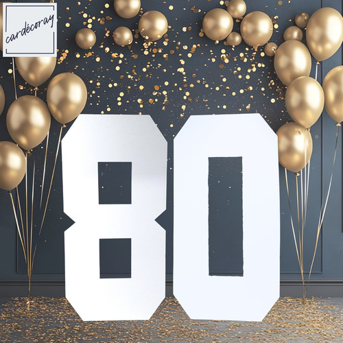 4ft giant cardboard numbers - 4ft,