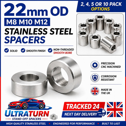 22mm stainless steel - od,
