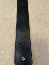 Hypnotic Black Guitar Strap