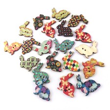 Wood Buttons Beige/Mixed