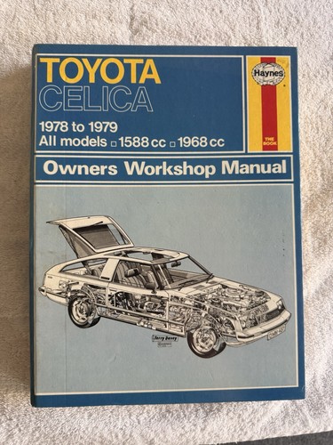 Toyota celica haynes workshop - toyota,