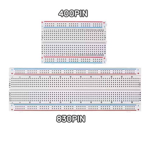 Solderless prototyping bread