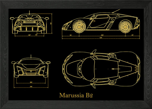 Marussia blueprint gold - marussia,