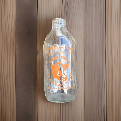 Milk bottle advertising - bottle,