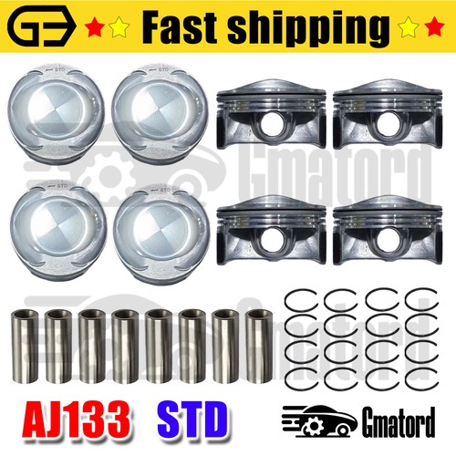 8pcs aj133 std engine - aj133, pistons