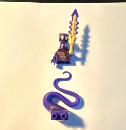 Lego ninjago purple - lego, snake